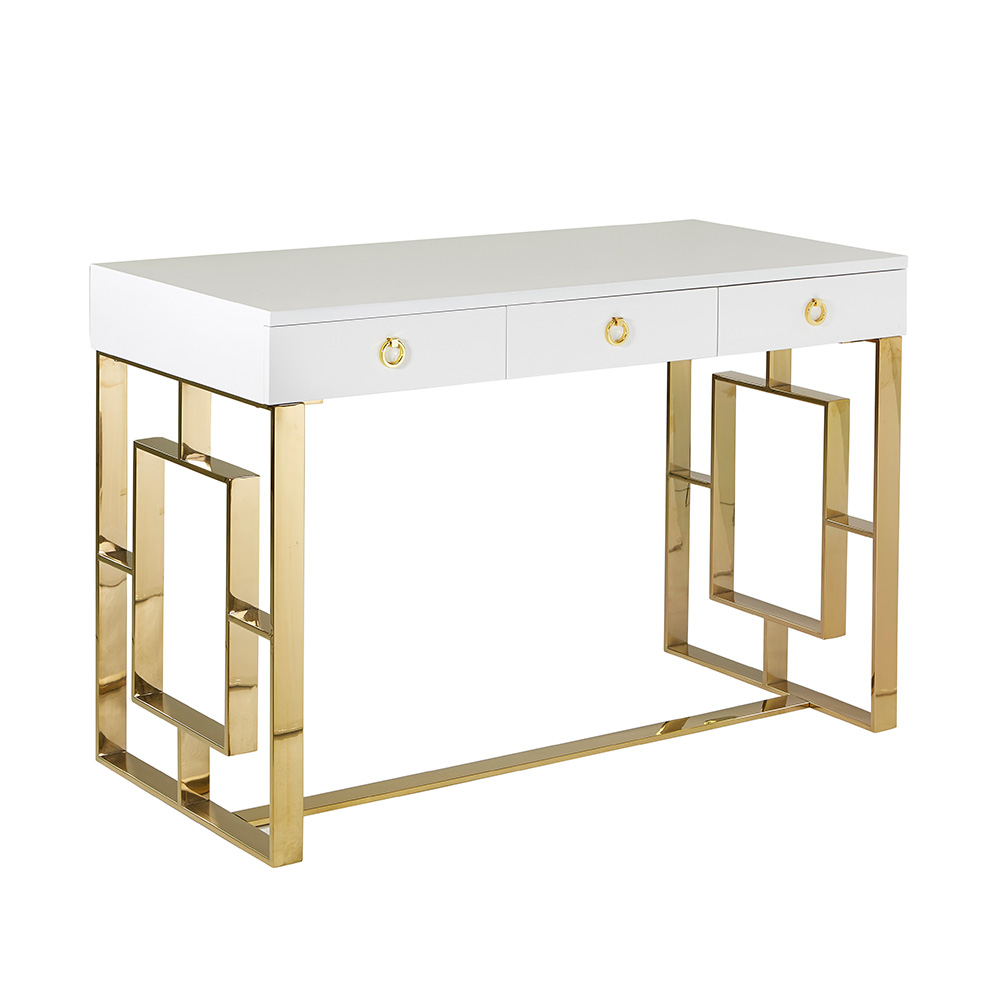 Baccarat White Gold Desk